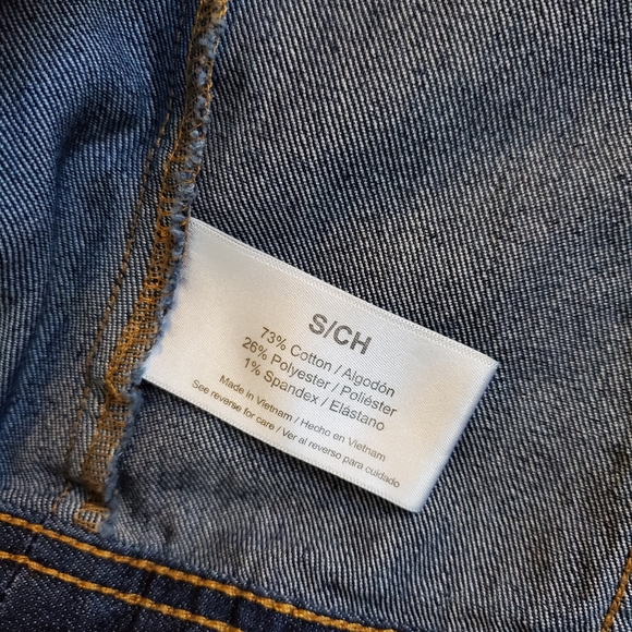 The Limited jean jacket dark denim sz Small - Picture 5 of 5